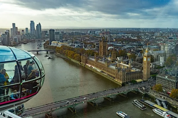 Widok z London Eye
