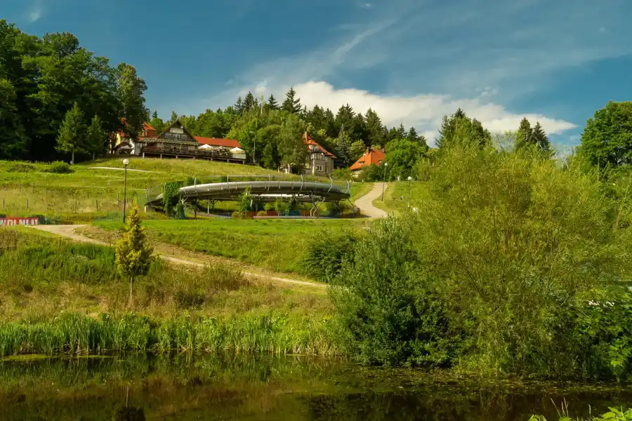 polanica zdroj widok wzgorze domy