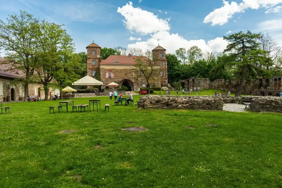 dziedziniec na zamku w toszku 153