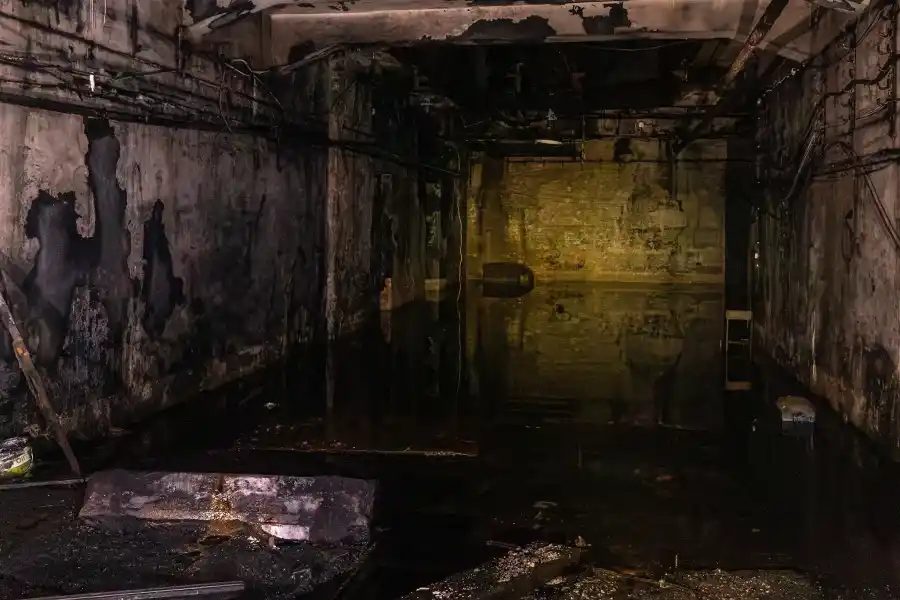 Zalane pomieszczenie techniczne EC Szombierki urbex