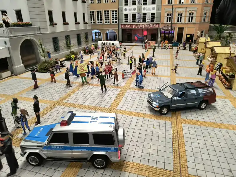 Kolejkowo Gliwice bieg uliczny na rynku