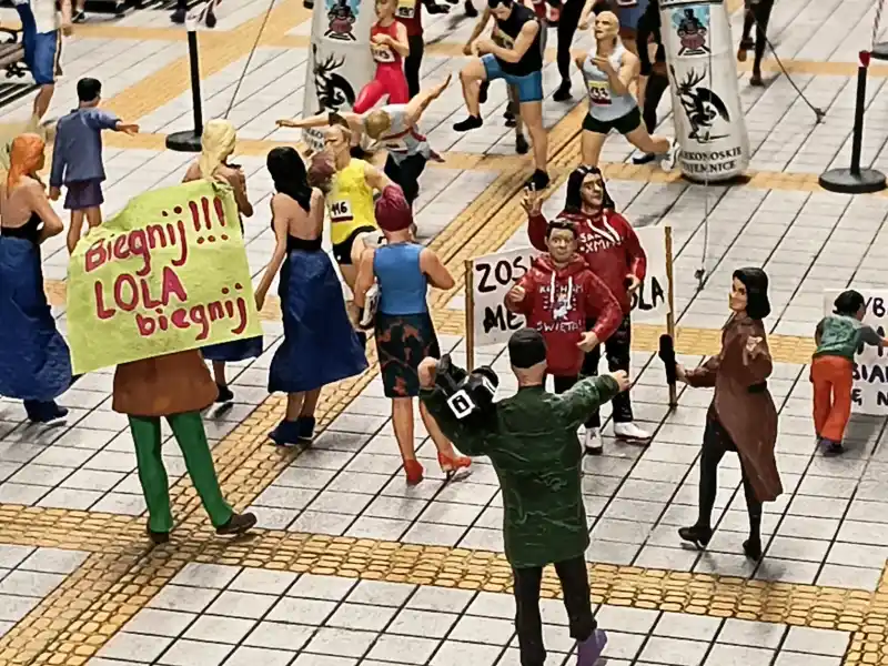 Miniaturowy bieg uliczny atrakcje Gliwic