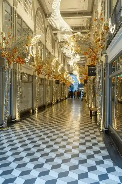 burlington arcade dekoracje swiateczne londyn
