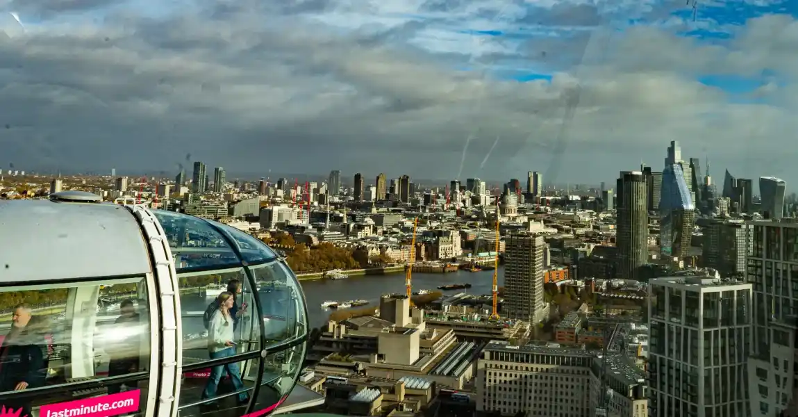 london eye kapsua city panorama the shard