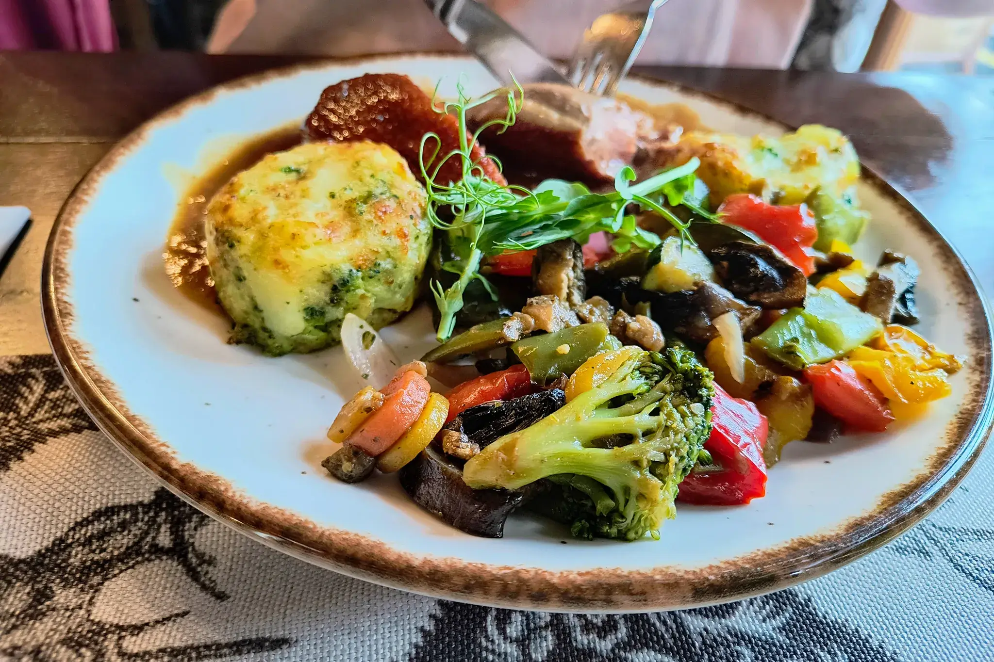 Restauracja Nowa  Łania w Parku Śląskim - pierś Kaczki sous vide
