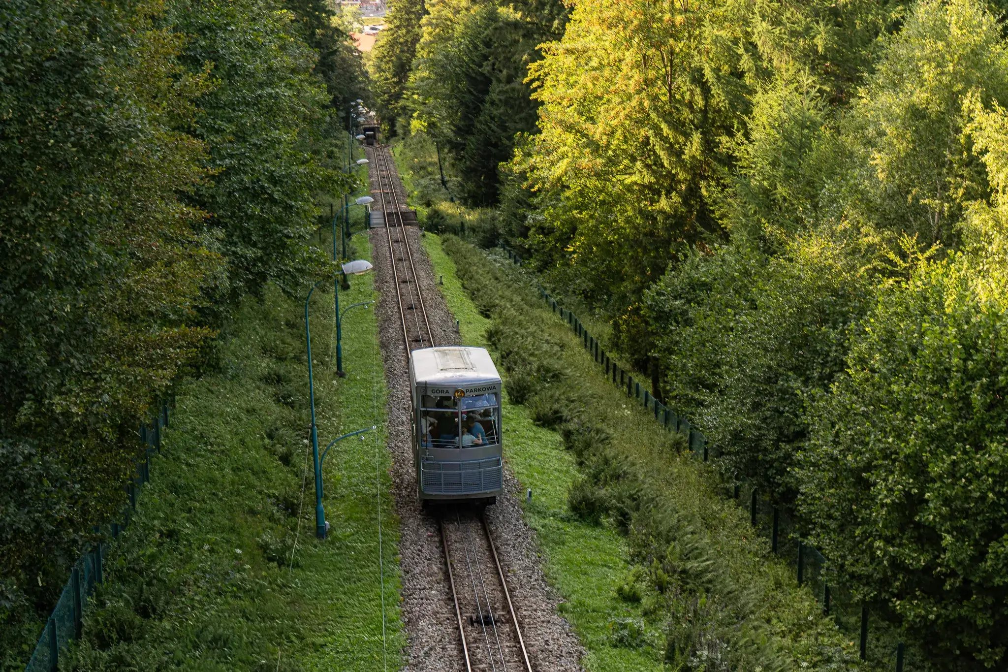 Kolejka na Górę Parkową Kolej Linowo-Terenowa na Górę Parkową w Krynicy Zdroju